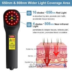 Dispositif de soulagement de la douleur par thérapie au laser froid LLLT 808 lumière rouge acupuncture approuvé par la FDA
