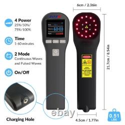 Dispositif de soulagement de la douleur par thérapie au laser froid LLLT 808 lumière rouge acupuncture approuvé par la FDA