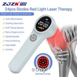 Dispositif de thérapie au laser LLLT portable 660/810/980 nm pour humains et animaux soulagement de la douleur