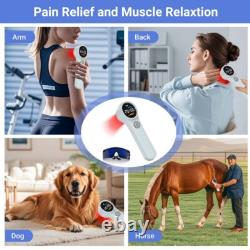 Dispositif de thérapie au laser LLLT portable 660/810/980 nm pour humains et animaux soulagement de la douleur