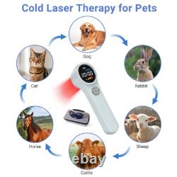Dispositif de thérapie au laser LLLT portable 660/810/980 nm pour humains et animaux soulagement de la douleur