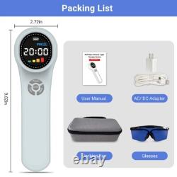 Dispositif de thérapie au laser LLLT portable 660/810/980 nm pour humains et animaux soulagement de la douleur