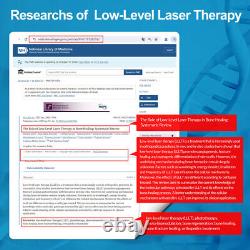 Dispositif de thérapie au laser à faible niveau 8W LLLT Laser froid pour la douleur au dos 650nm 808nm