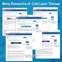 Dispositif de thérapie au laser à faible niveau 8W LLLT Laser froid pour la douleur au dos 650nm 808nm