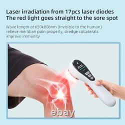 Dispositif de thérapie au laser froid, appareil de soulagement puissant de la douleur avec 650nm et 808nm NOUVEAU