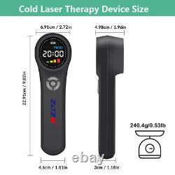 Dispositif de thérapie au laser froid de 980 nm pour soulager la douleur et favoriser la guérison douce, laser de 1760 mW avec 24 diodes.