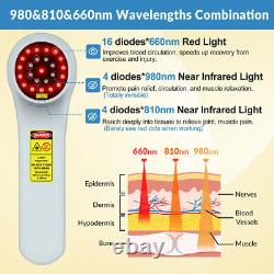 Dispositif de thérapie au laser froid pour chiens - neuropathie vétérinaire 660nm 810nm 980nm