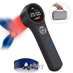 Dispositif de thérapie au laser portatif pour soulagement de la douleur des douleurs musculaires 660nm 810nm 980nm