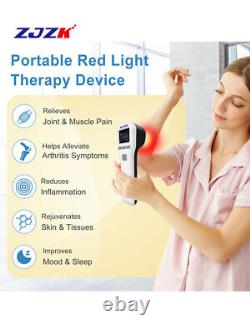 Dispositif de thérapie par la lumière ZJZK Professional 4808nm 16650nm conçu pour les plaies et la douleur