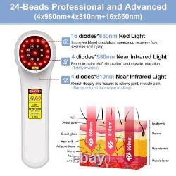 Dispositif de thérapie par la lumière infrarouge Laser froid pour le soulagement de la douleur des articulations et des tissus musculaires