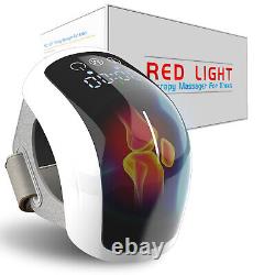 Dispositif de thérapie par la lumière infrarouge pour soulager les douleurs musculaires du genou et de la jambe, réglable à 660 nm et 880 nm.