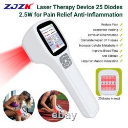 Dispositif de thérapie par laser froid à lumière rouge de grade médical pour soulager la douleur chez les humains et les animaux de compagnie.