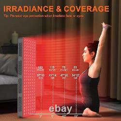 Dispositif de thérapie par lumière rouge 750W pour la peau du corps, thérapie par lumière infrarouge proche 150 puces