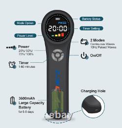 Dispositif de traitement par thérapie au laser froid 1760mW pour le soulagement de la douleur 980/810nm