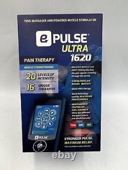 EPulse Ultra 1620 Tens Massager & Powered Muscle Stimulator Pain Therapy + Extra	 <br/>	 <br/>ÉPulse Ultra 1620 Tens Massager & Stimulateur Musculaire Électrique pour Thérapie contre la Douleur + Supplémentaire