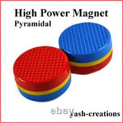 Ensemble de haute puissance d'aimants pyramidaux pour thérapie magnétique corporelle acupressure ACS unisexe
