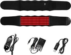 Enveloppe de massage à lumière rouge portable avec vibration réglable 4 modes
