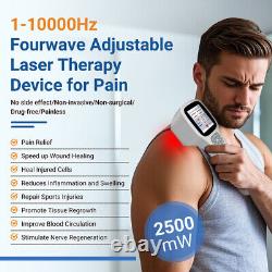 Équipement de thérapie physique pour soulagement de la douleur - Traitement au laser LLLT 2500mW avec écran tactile