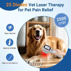 Équipement de thérapie physique pour soulagement de la douleur - Traitement au laser LLLT 2500mW avec écran tactile