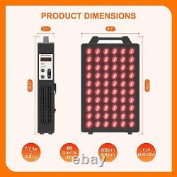 Lampe LED de qualité clinique à double puce 660nm 850nm rouge proche infrarouge panneau haute puissance
