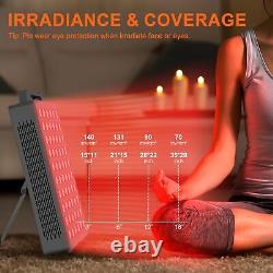 Lampe LED de qualité clinique à double puce 660nm 850nm rouge proche infrarouge panneau haute puissance