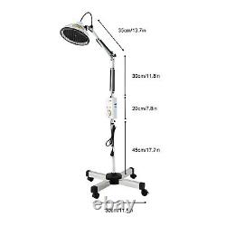 Lampe à infrarouge lointain minéral chauffant 250W pour soulagement de la douleur et circulation