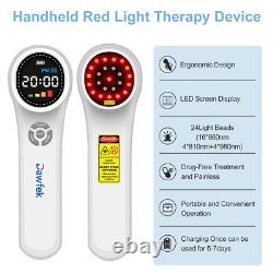 Laser Froid Thérapeutique 1760mW Massager Musculaire à Basse Fréquence pour Douleurs Articulaires