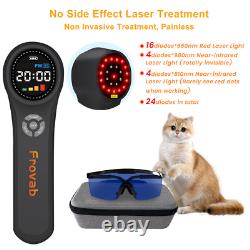 Laser Frovab LLLT 1760mW pour Animaux, Thérapie Physique pour Diminuer l'Inflammation