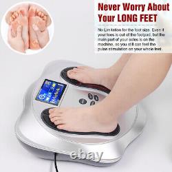 Machine de massage des pieds par circulation EMS Tens Booster avec thérapie des jambes et télécommande