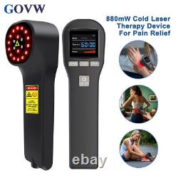 Machine de physiothérapie au laser froid LLLT 24Diodes pour le soulagement de la douleur arthritique