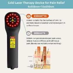 Machine de physiothérapie au laser froid LLLT 24Diodes pour le soulagement de la douleur arthritique