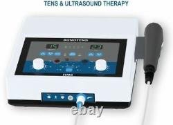 Machine de soulagement de la douleur par thérapie combinée d'ultrasons, de thérapie par électrothérapie.