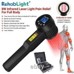 Massager thérapeutique par laser infrarouge haute puissance 8W lllt pour douleurs musculaires profondes