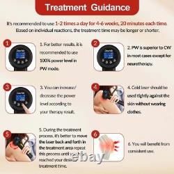 Massager thérapeutique par laser infrarouge haute puissance 8W lllt pour douleurs musculaires profondes