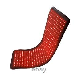 Matelas à rayons infrarouges pour tout le corps, coussin de thérapie par lumière rouge LED, soulagement de la douleur musculaire du dos