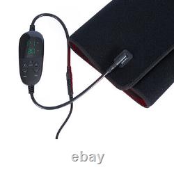 Matelas à rayons infrarouges pour tout le corps, coussin de thérapie par lumière rouge LED, soulagement de la douleur musculaire du dos
