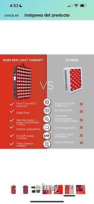 Meilleur appareil de thérapie par la lumière rouge Bestqool pour le corps, le visage. Lumière infrarouge proche 660nm 8