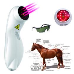 NOUVEAU Dispositif de thérapie au laser froid LLLT puissant pour le soulagement efficace de la douleur, adapté aux animaux de compagnie, avec lunettes.