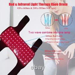Near Infrared Red Light Therapy Pad Ceinture Des Articulations Du Genou Dispositif De Soulagement De La Douleur Musculaire