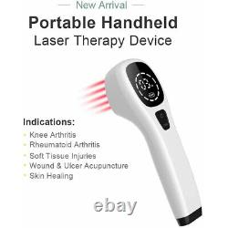 Nouveau dispositif de thérapie au laser froid mis à jour, soulagement puissant de la douleur pour le genou, l'épaule