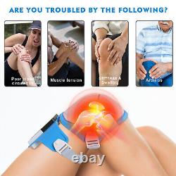 OSITO Massager de Genou Chauffant TENS EMS Thérapie Électrique de Pulsation pour Soulagement de la Douleur Articulaire