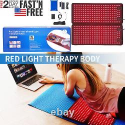 Panneau de lumières thérapeutiques pour le corps entier de 45W, rouge près de 660 nm et infrarouge de 880 nm, ceinture anti-âge.