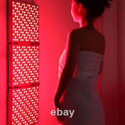 Panneau lumineux LED infrarouge rouge pour le corps entier - Dispositif de thérapie anti-rides et douleurs