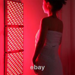 Panneau lumineux infrarouge rouge LED pour le corps entier - Dispositif de thérapie anti-rides et douleurs