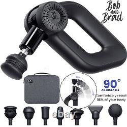 Pistolet de massage mini BOB AND BRAD 16MM pour un soulagement des douleurs musculaires profondes pour les athlètes.