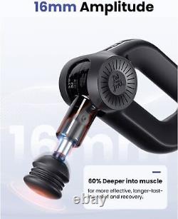 Pistolet de massage mini BOB AND BRAD 16MM pour un soulagement des douleurs musculaires profondes pour les athlètes.