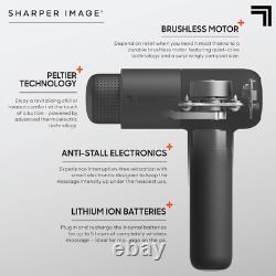 Pistolet de massage profond chaud et froid Powerboost Pro+ de Sharper Image SCELLÉ