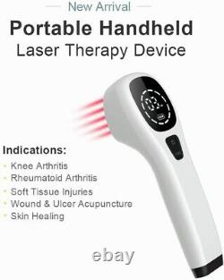 Puissant appareil de thérapie au laser froid de 4808nm pour soulager la douleur, homologué par la FDA.