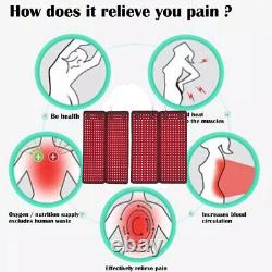 Red Light Therapy Retour Belly Muscle Pain Relief Waist Led Près Du Chauffage Infrarouge