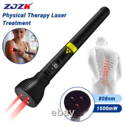 Stylo Laser d'Acupuncture NIR Puissant 1500mW 808nm Thérapie au Laser pour la Douleur